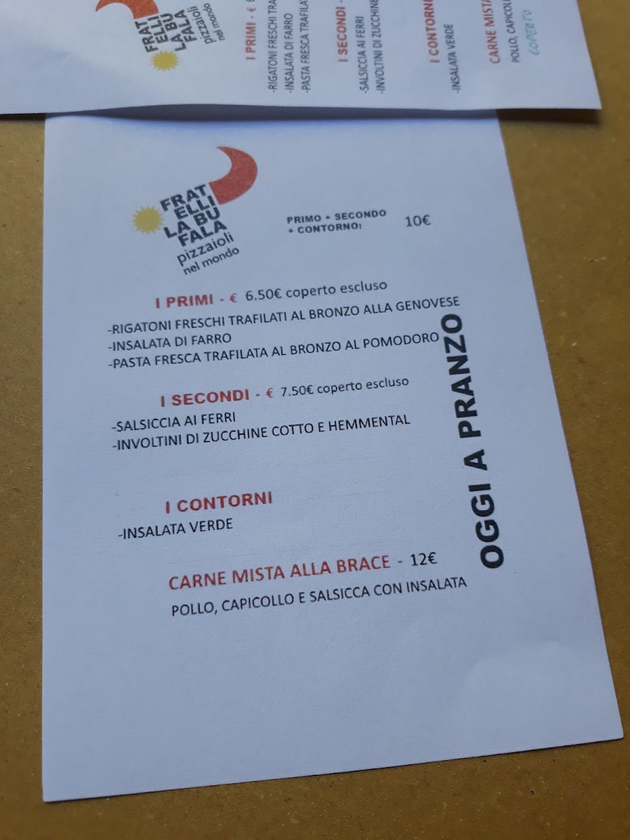 Menu Fratelli La Bufala Potenza-10