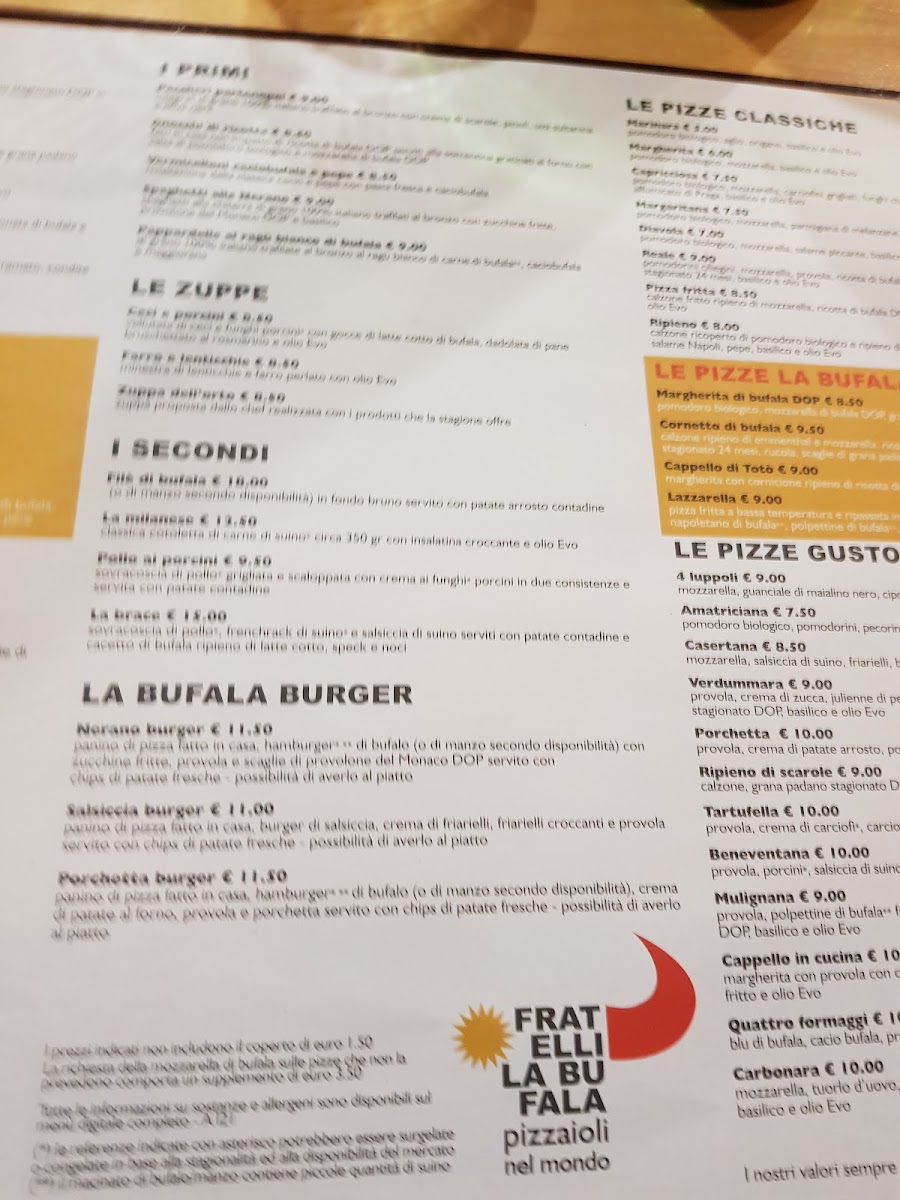 Menu Fratelli La Bufala Potenza-2