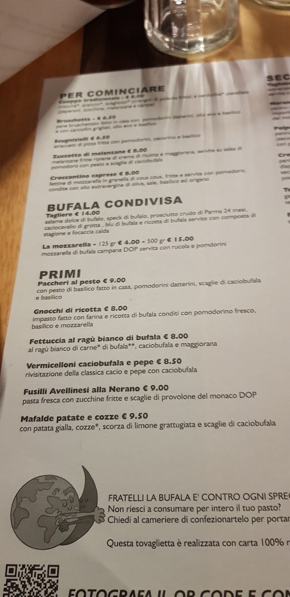 Menu Fratelli La Bufala Potenza-5
