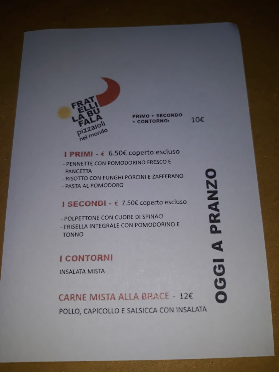 Menu Fratelli La Bufala Potenza-9