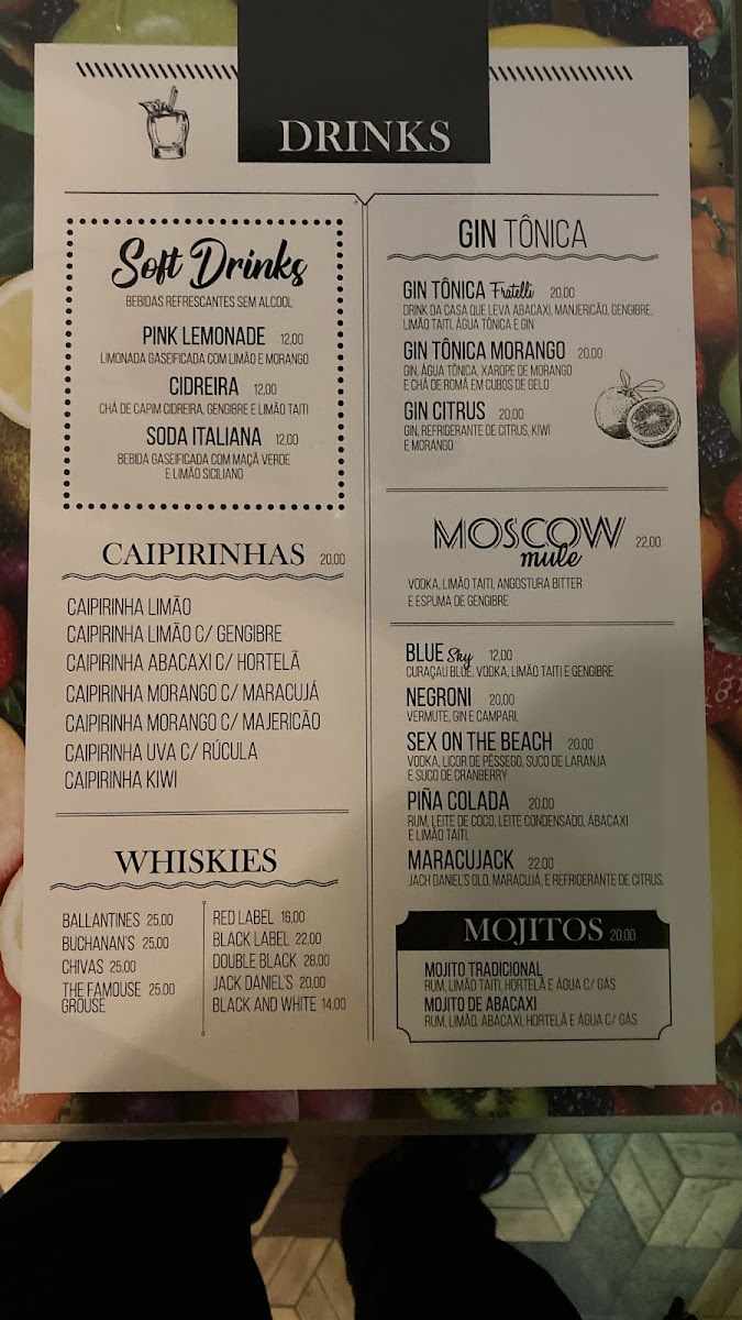 Menu Fratelli Pizzaria-1