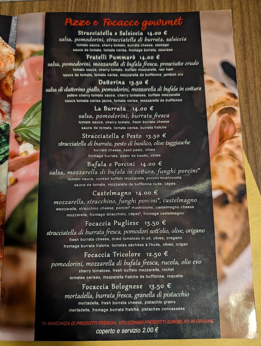 Menu Fratelli Pummarò-2