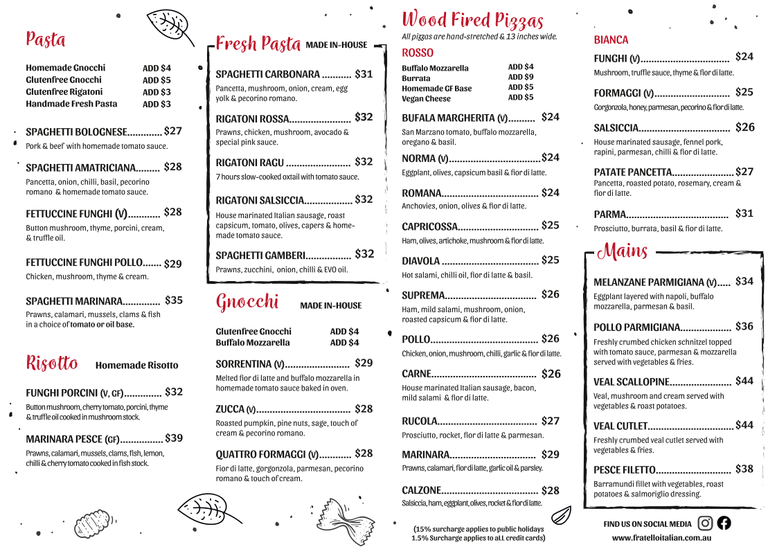 Menu Fratello Italian-1