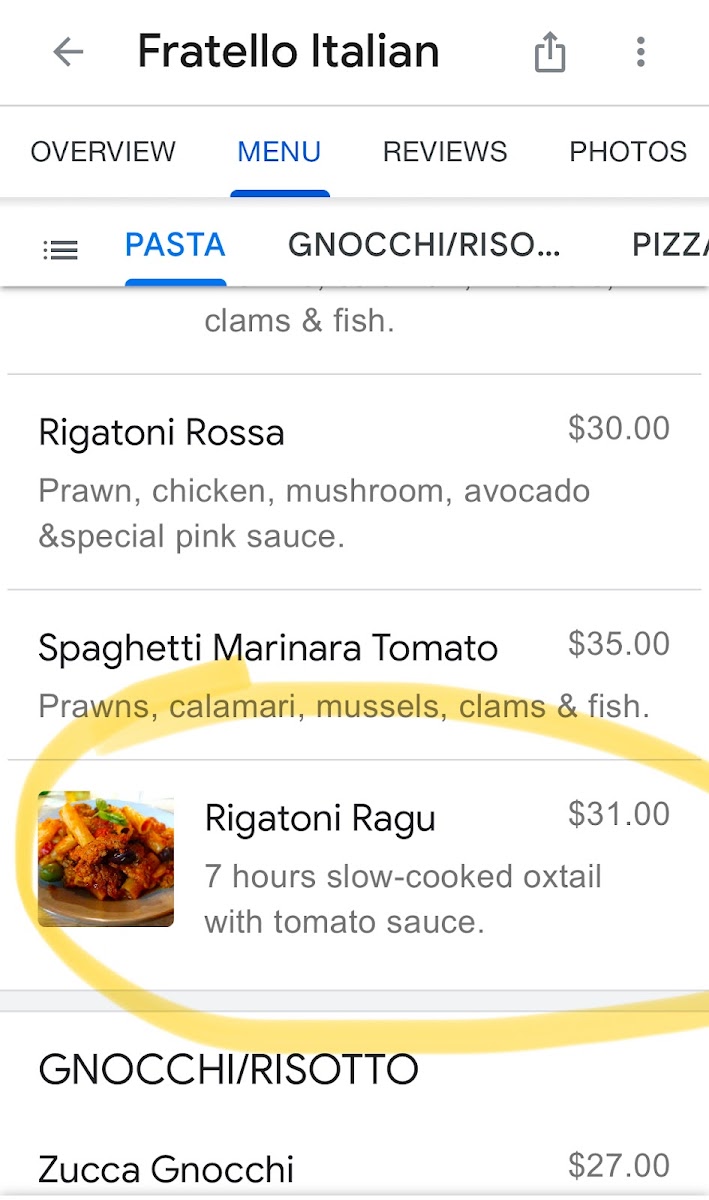 Menu Fratello Italian-8