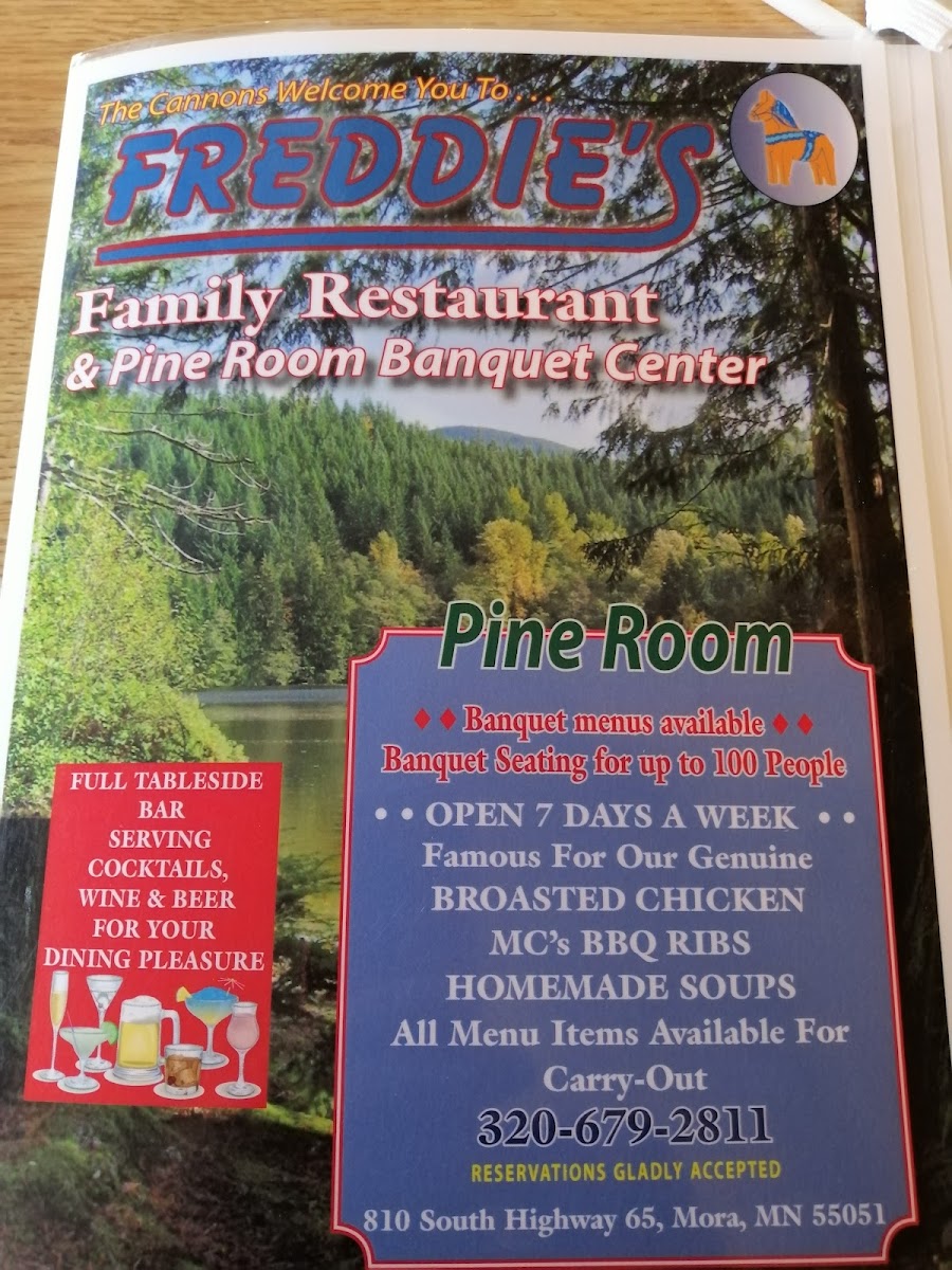 Menu Freddie's Family Restaurant-7