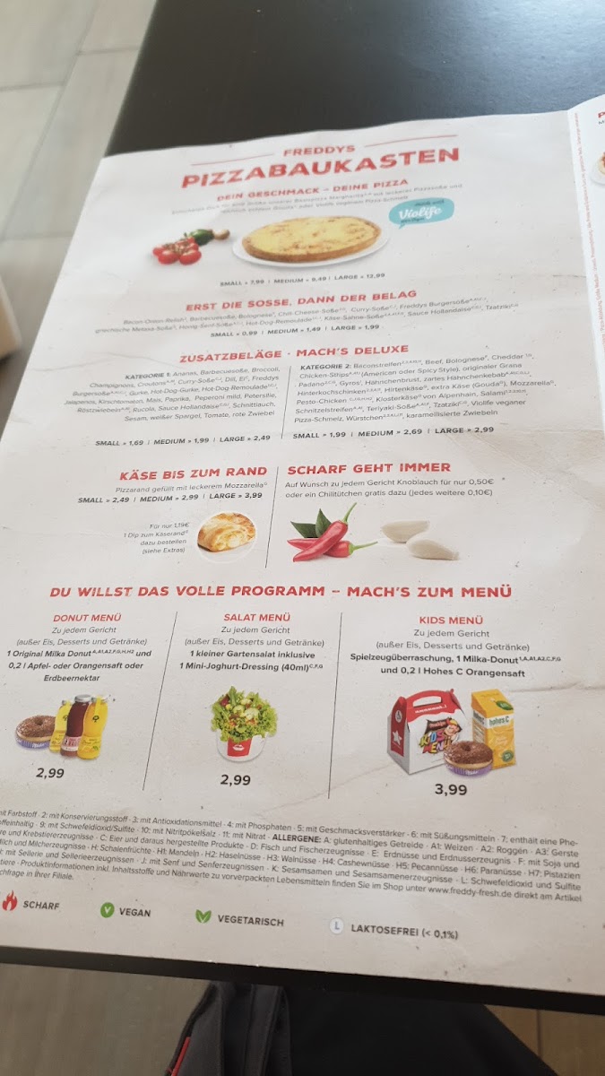 Menu Freddy Fresh Pizza Bautzen-2