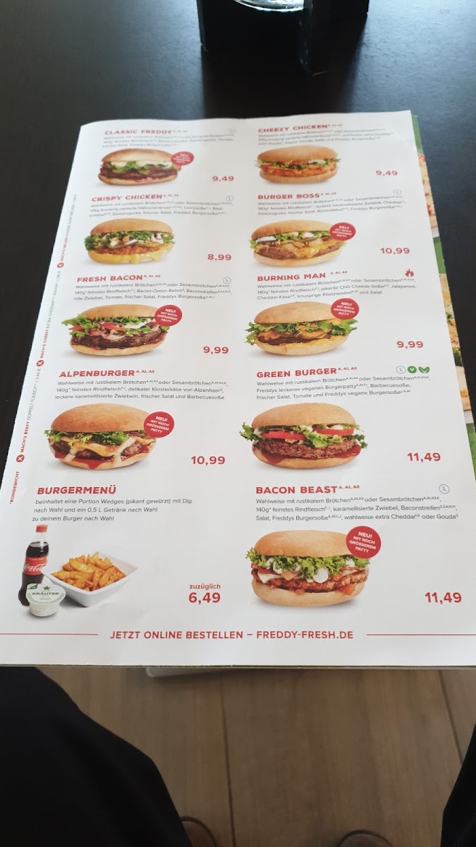 Menu Freddy Fresh Pizza Bautzen-3