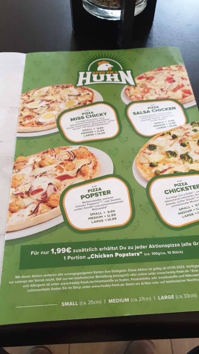 Menu Freddy Fresh Pizza Bautzen-6
