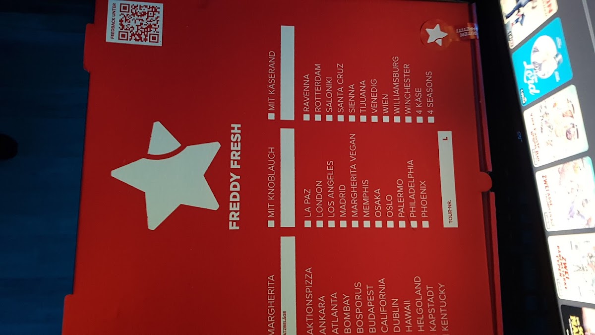 Menu Freddy Fresh Pizza Bautzen-8