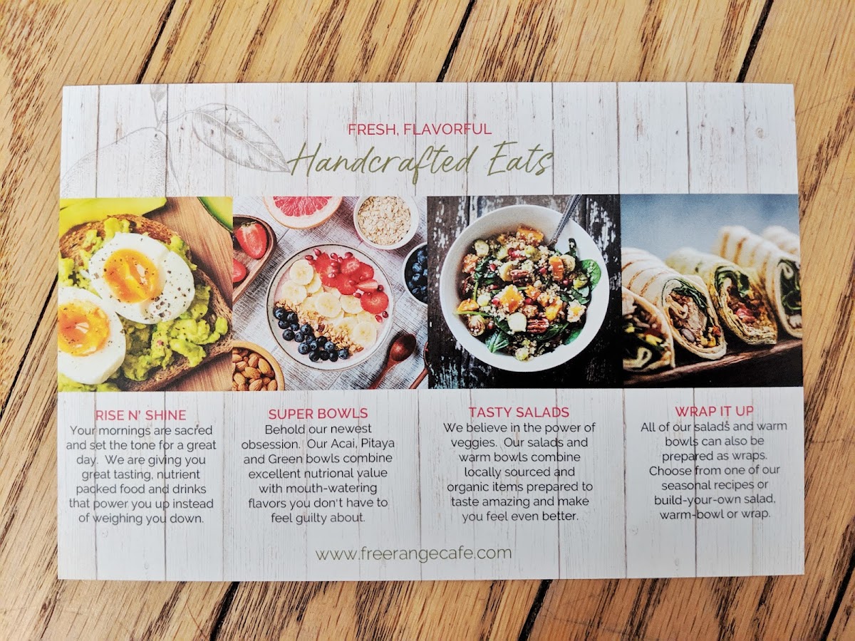 Menu Free Range Cafe-7