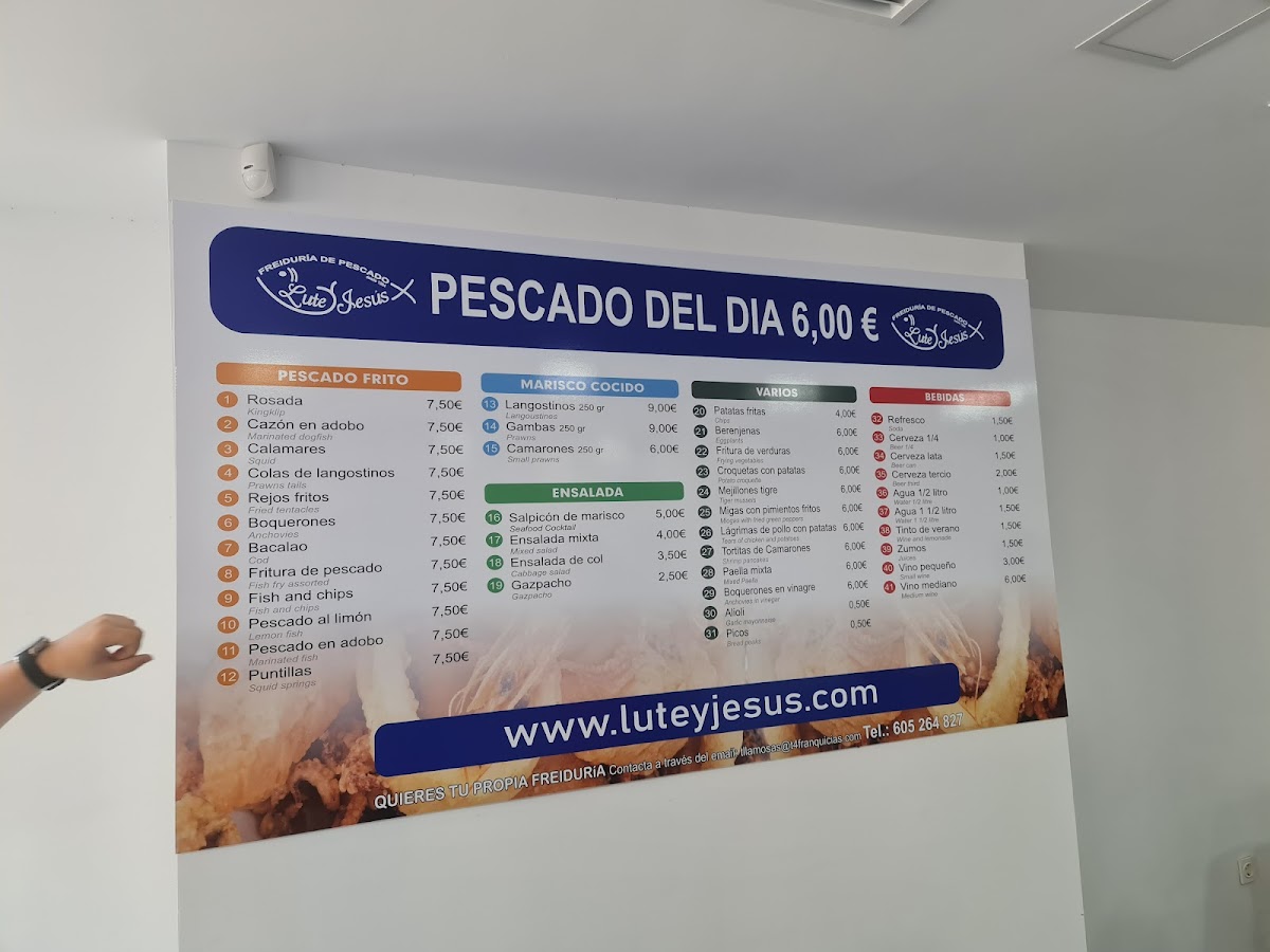 Menu Freiduría Lute Y Jesús Motril-2