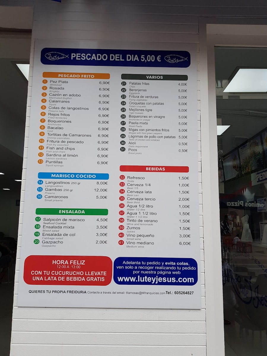 Menu Freiduría Lute Y Jesús Motril-3