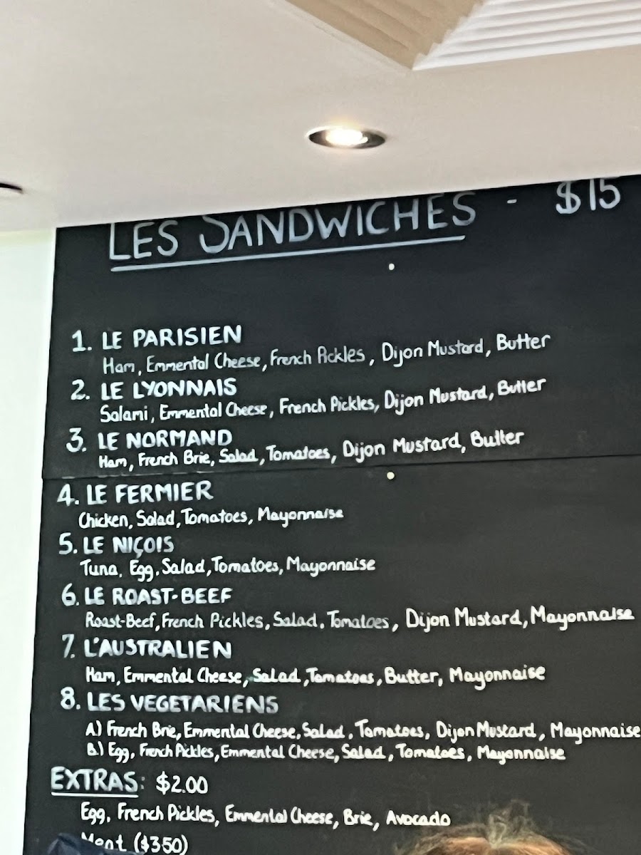Menu French Fix-9