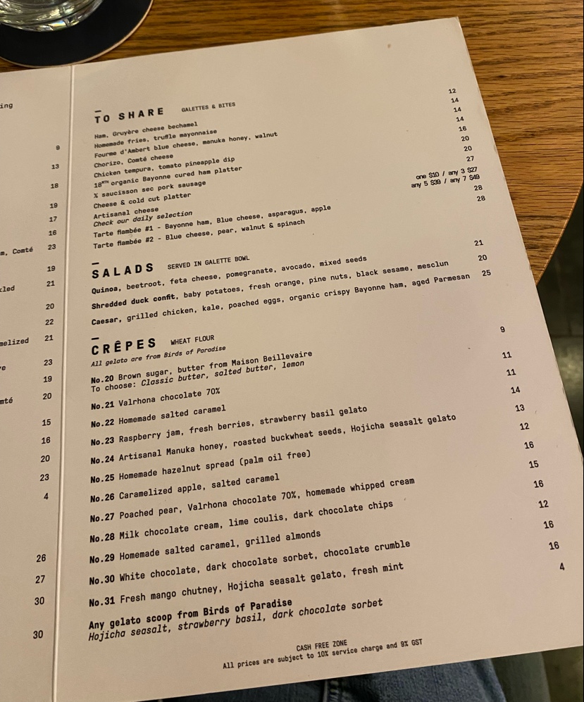 Menu French Fold - Orchard-4