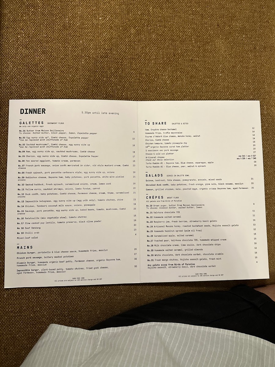 Menu French Fold - Orchard-9