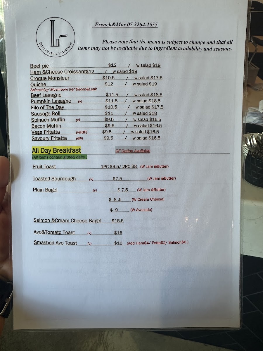 Menu French & Mor-7