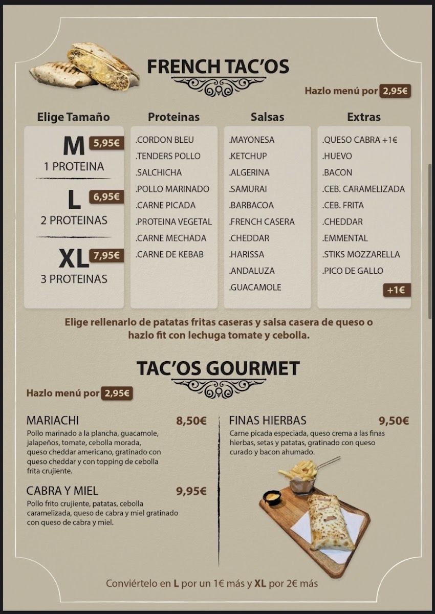 Menu French Tac'os & Burger-4