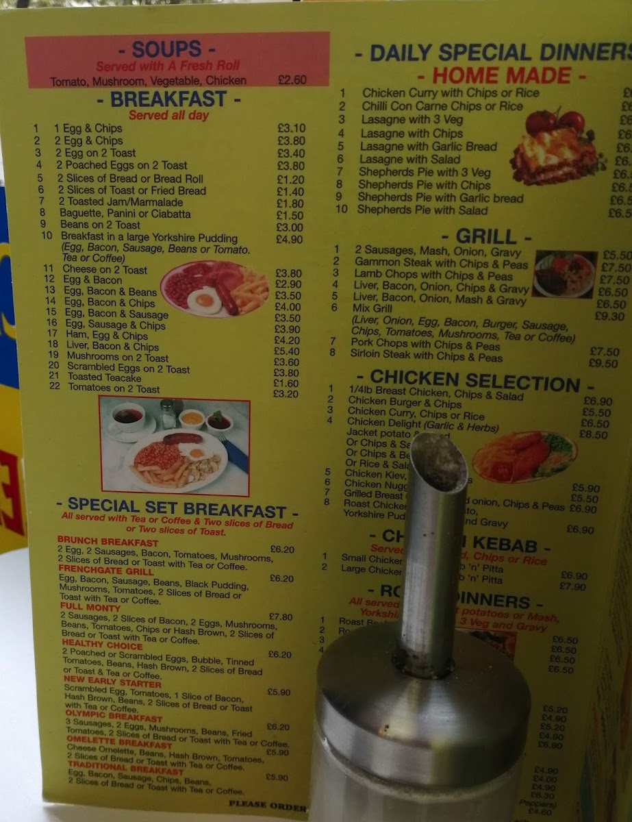 Menu Frenchgate Cafe-3