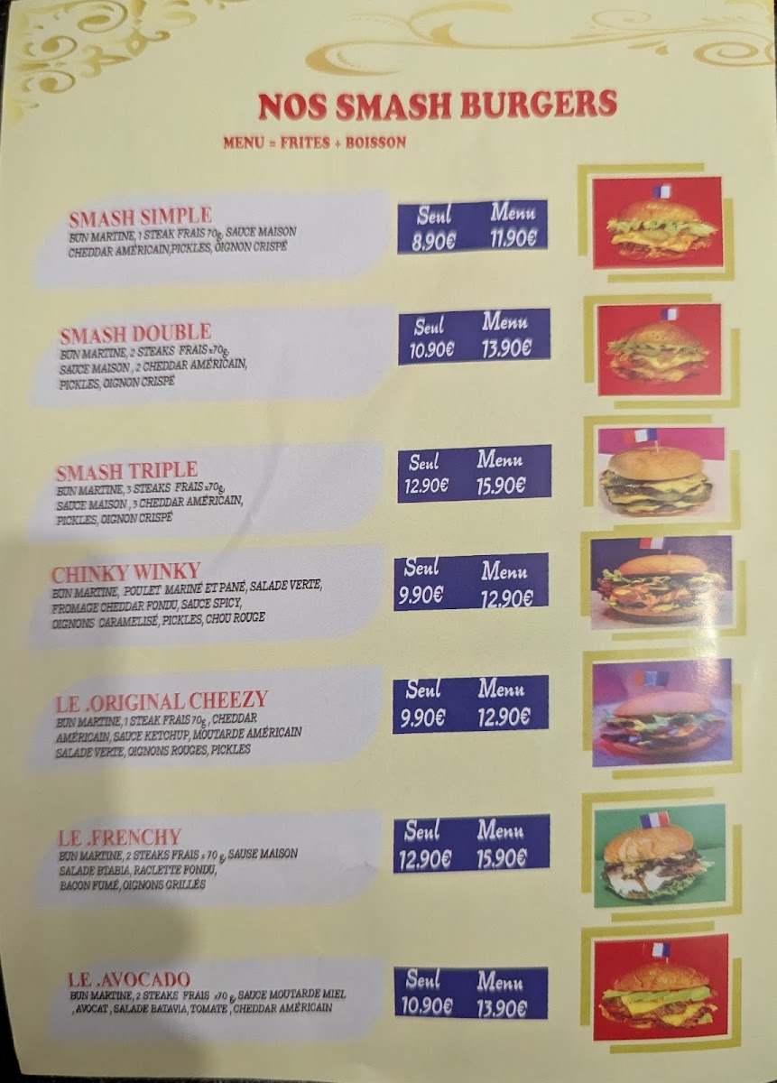 Menu Frenchy Smash Burger-7