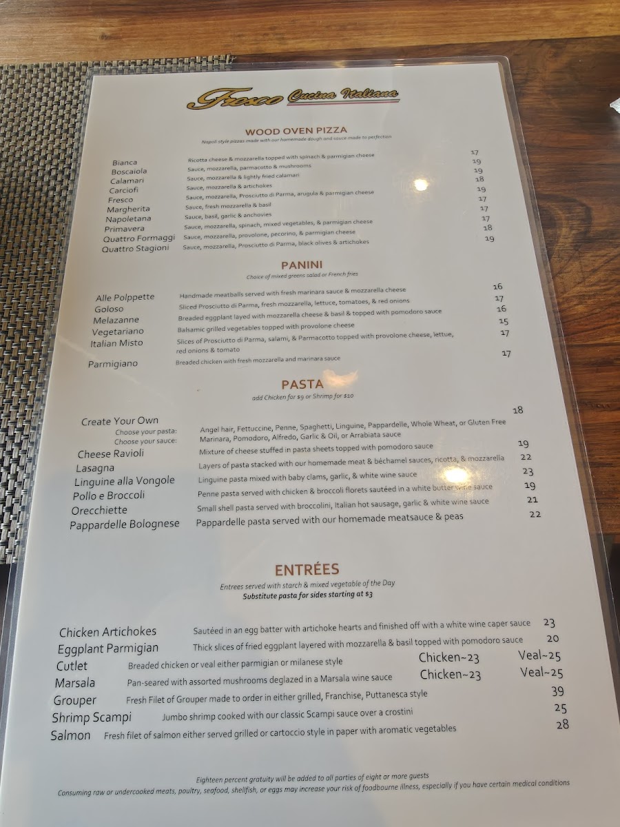 Menu Fresco Cucina Italiana-2