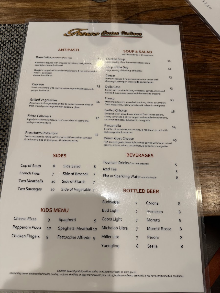 Menu Fresco Cucina Italiana-3