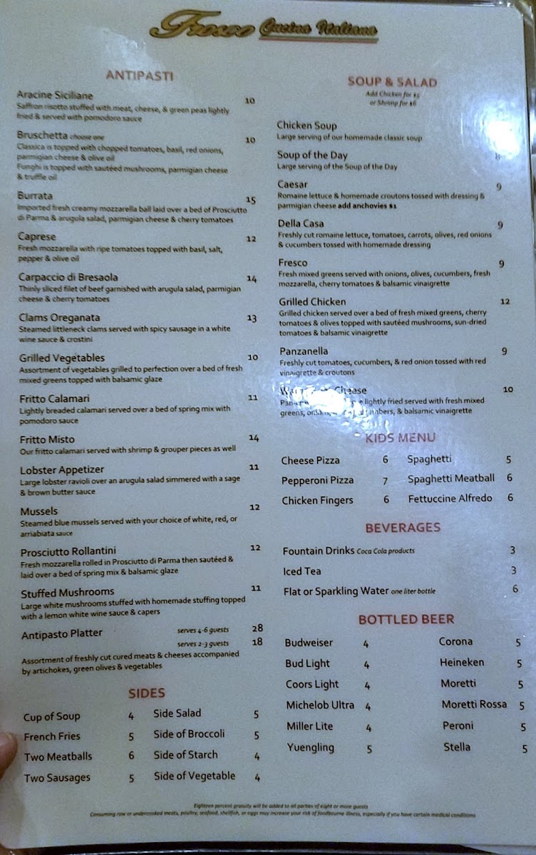 Menu Fresco Cucina Italiana-7