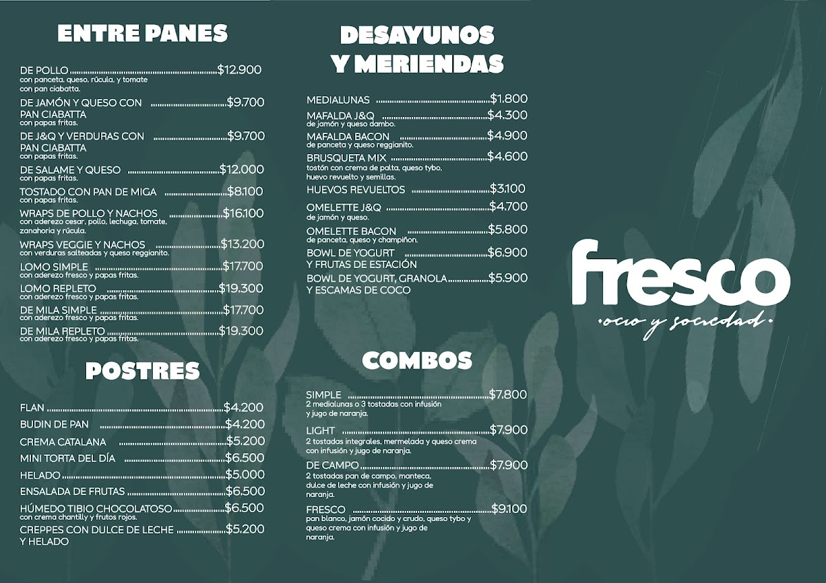 Menu Fresco-1