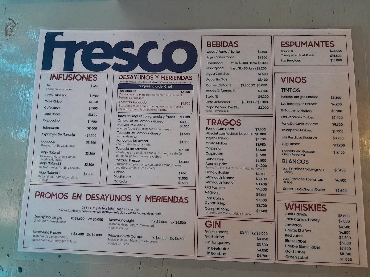 Menu Fresco-3