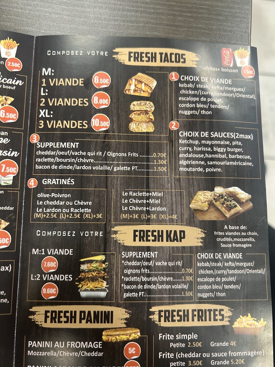 Menu Fresh Burger Billy-Montigny-3
