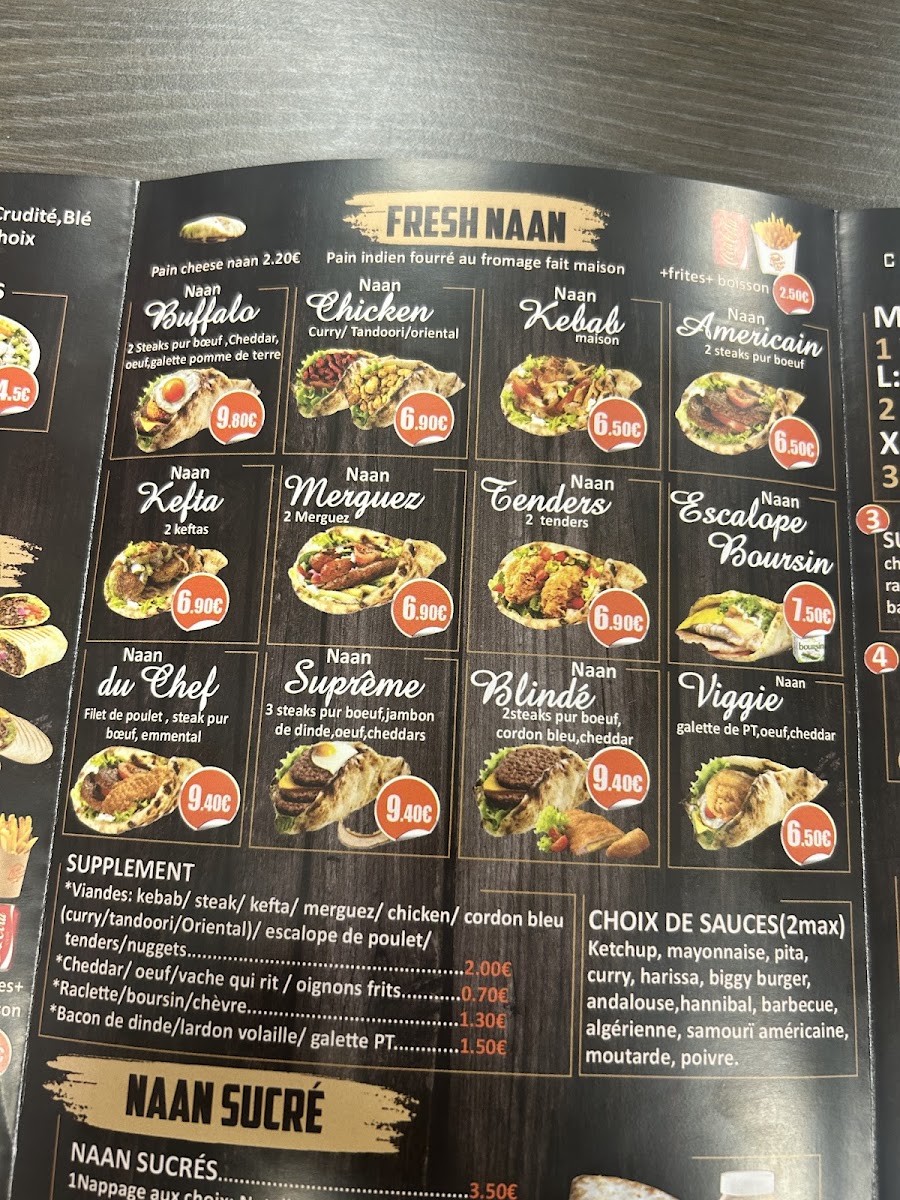 Menu Fresh Burger Billy-Montigny-5