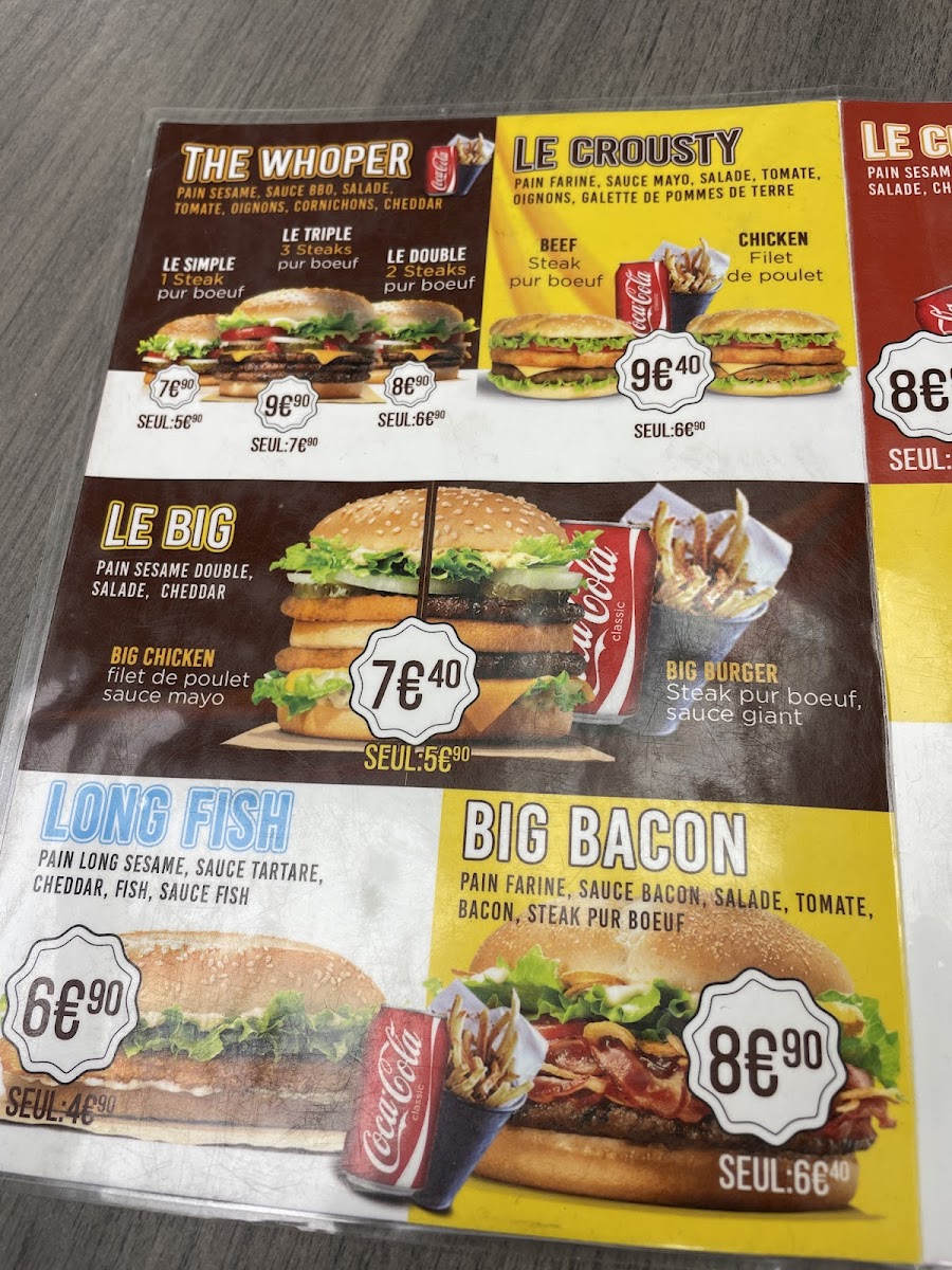 Menu Fresh Burger Billy-Montigny-6