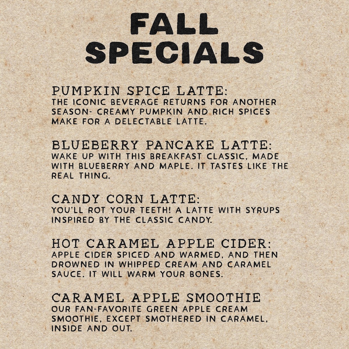Menu Fresh Grounds Coffeehouse & Cafe-3