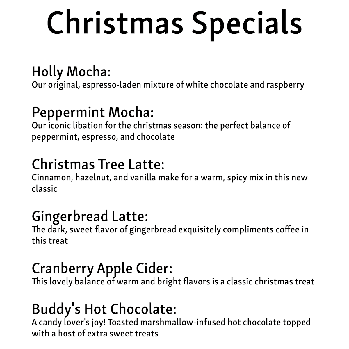 Menu Fresh Grounds Coffeehouse & Cafe-6