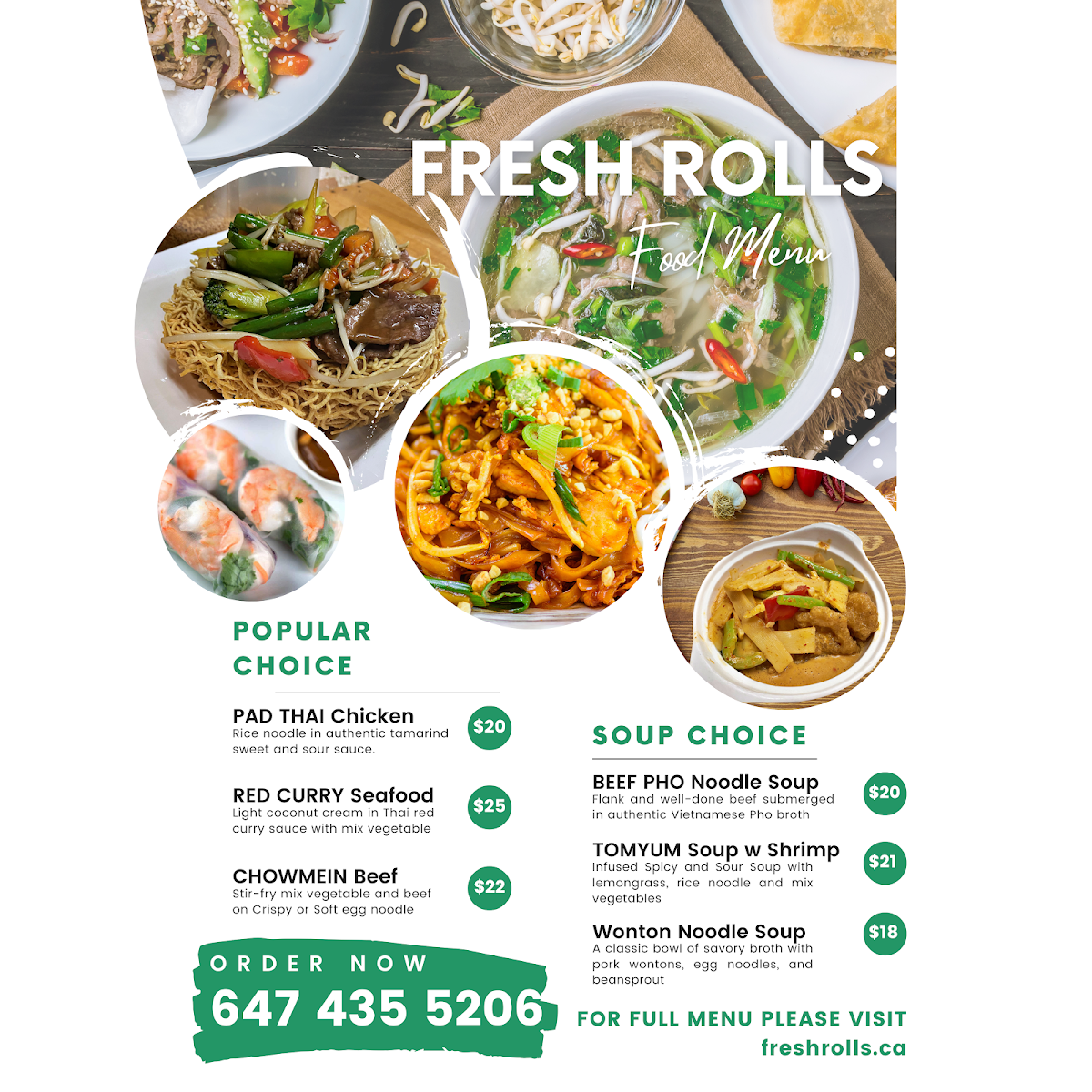 Menu Fresh Rolls Restaurant-1