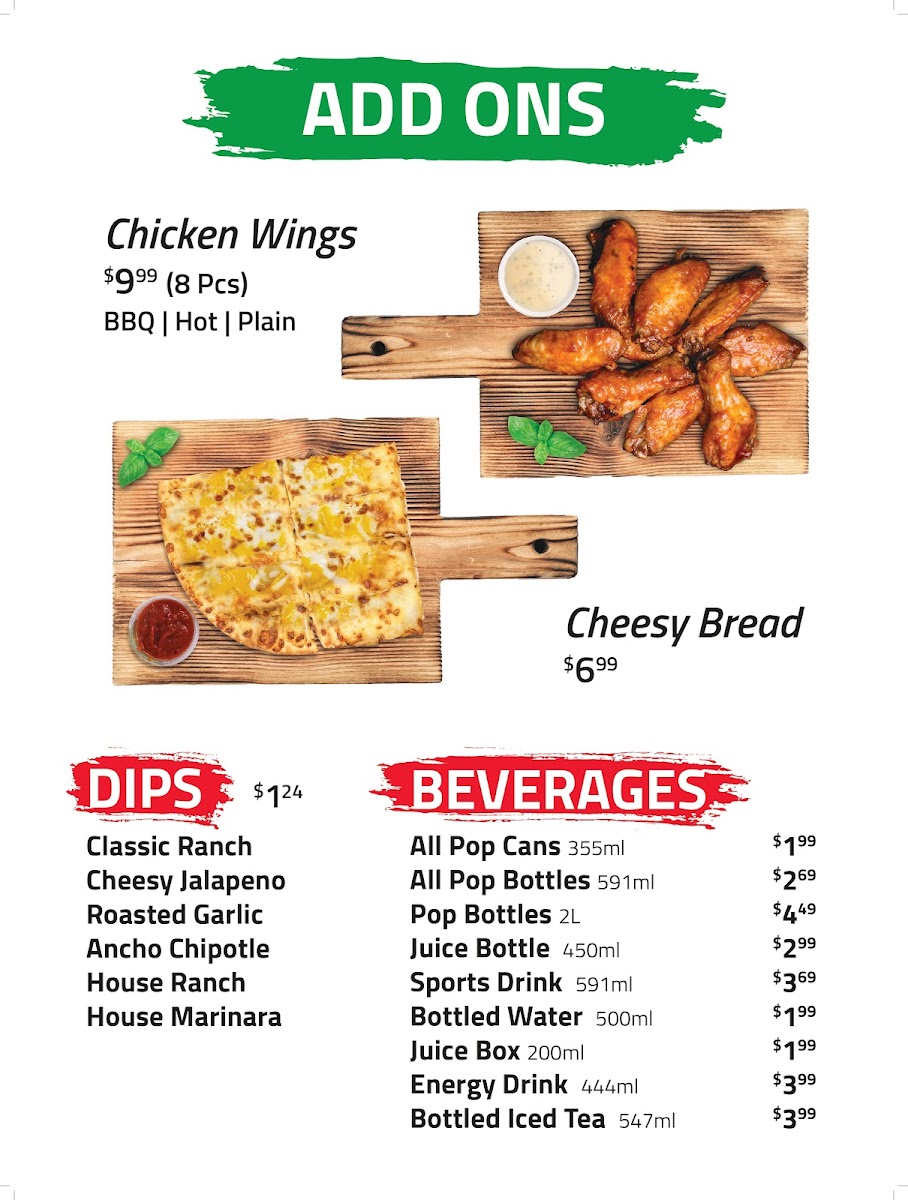 Menu Freshslice Pizza - Exhibition Plaza-2