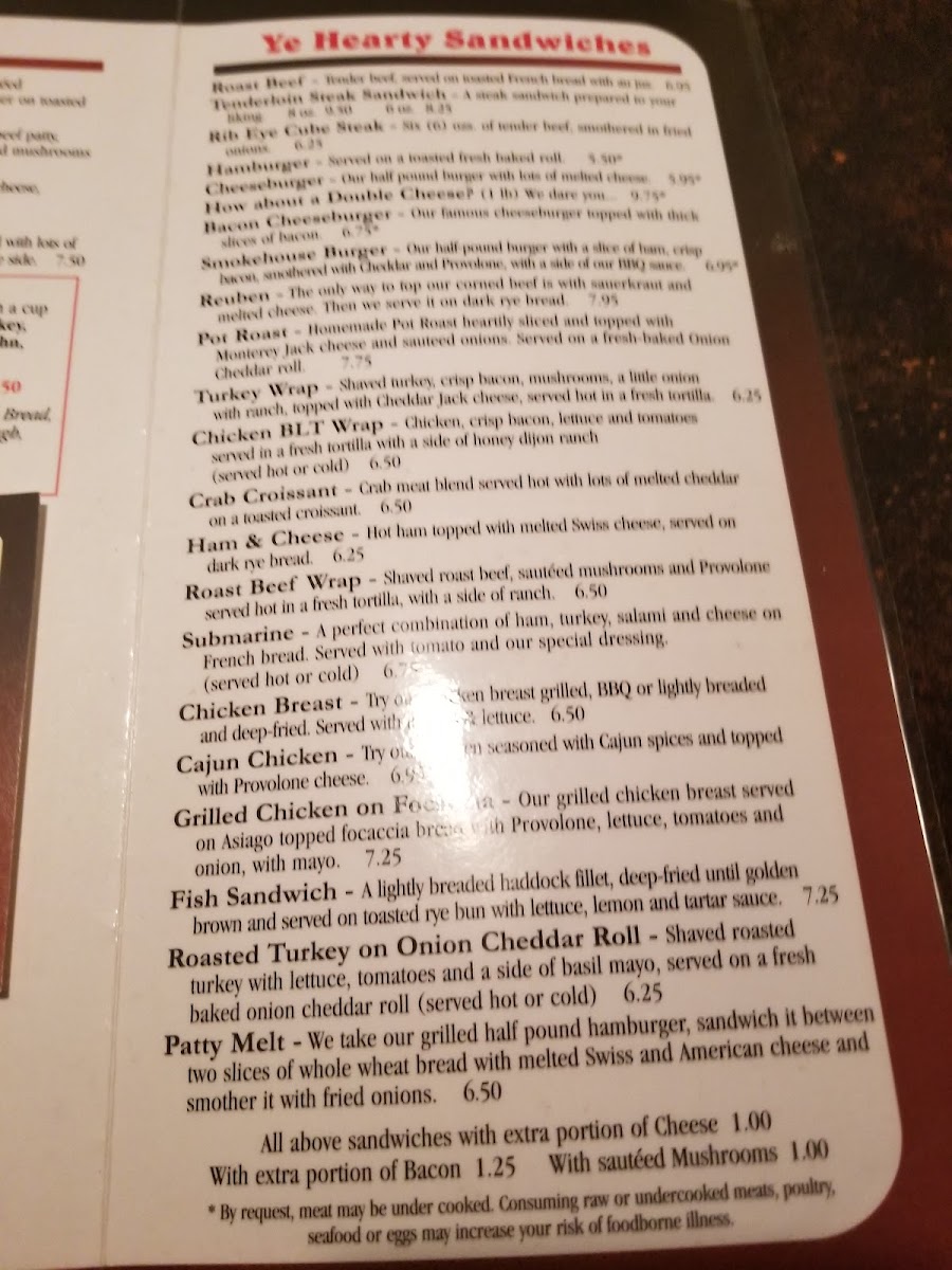 Menu Friar Tuck's-7