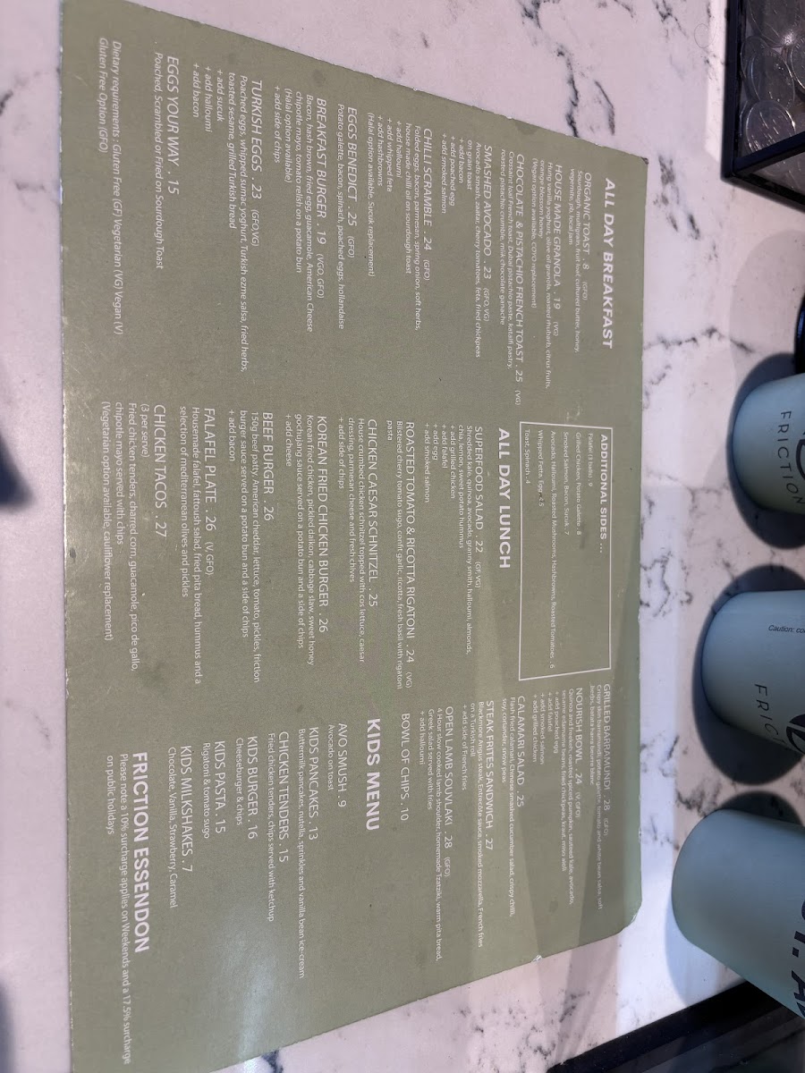 Menu Friction Essendon-10