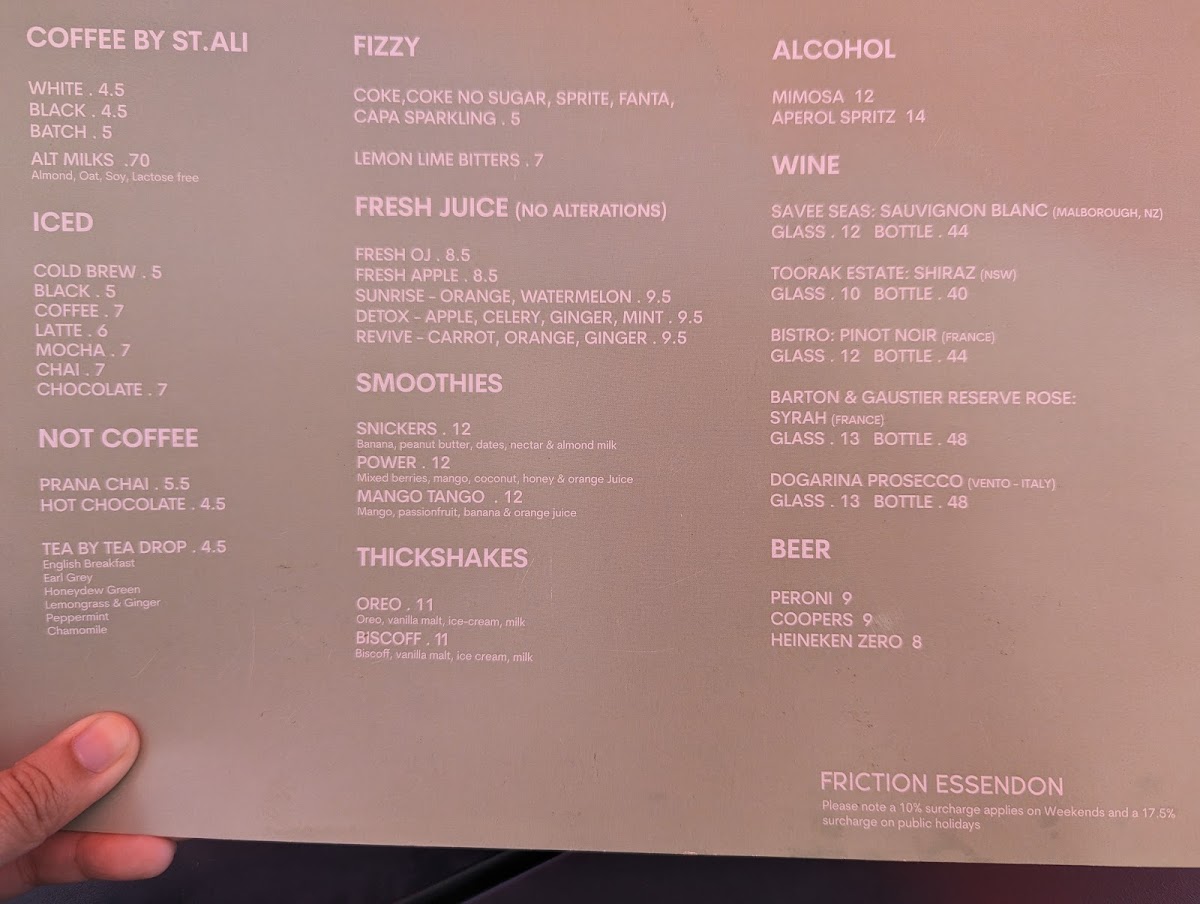 Menu Friction Essendon-4