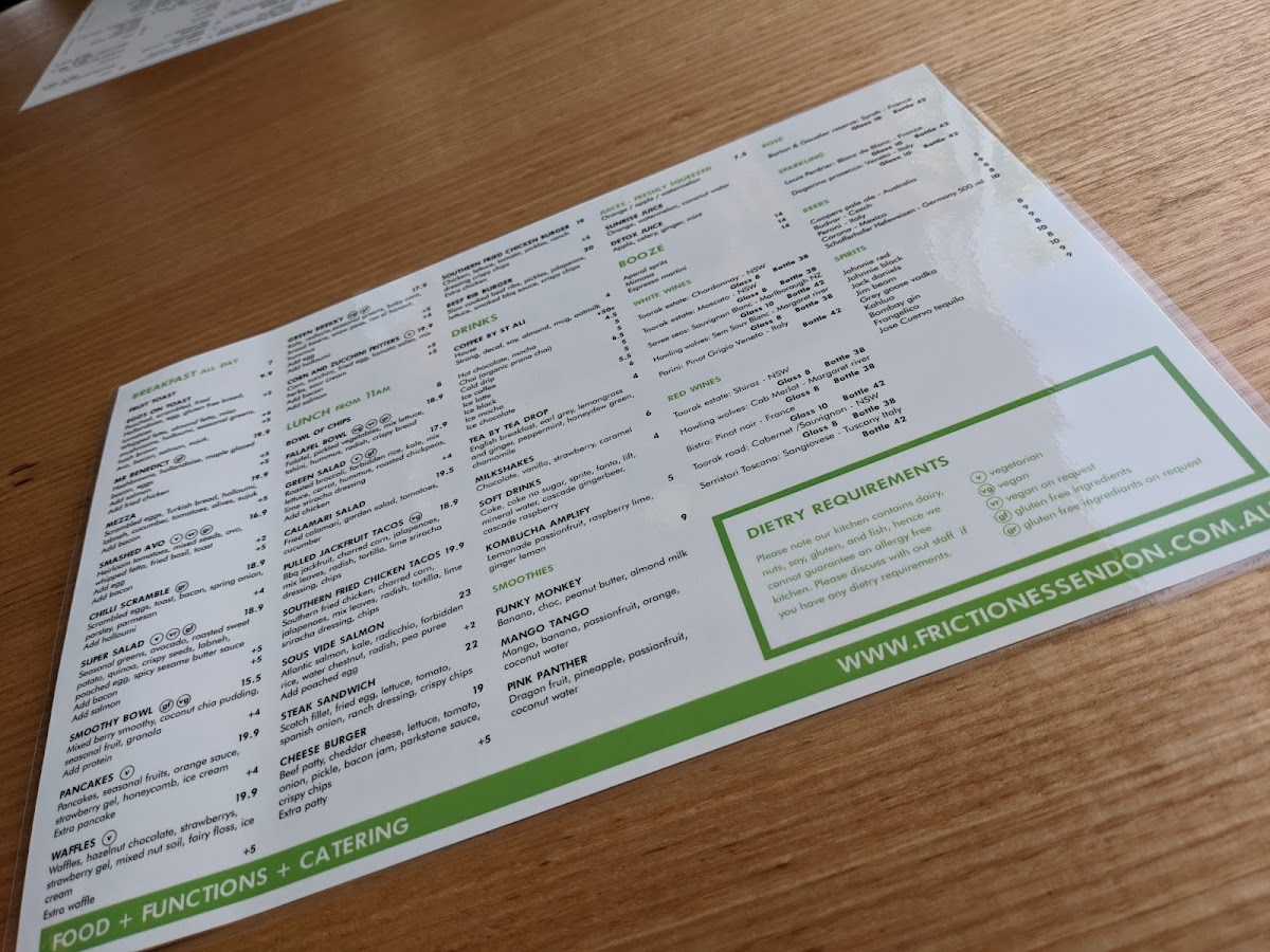 Menu Friction Essendon-9