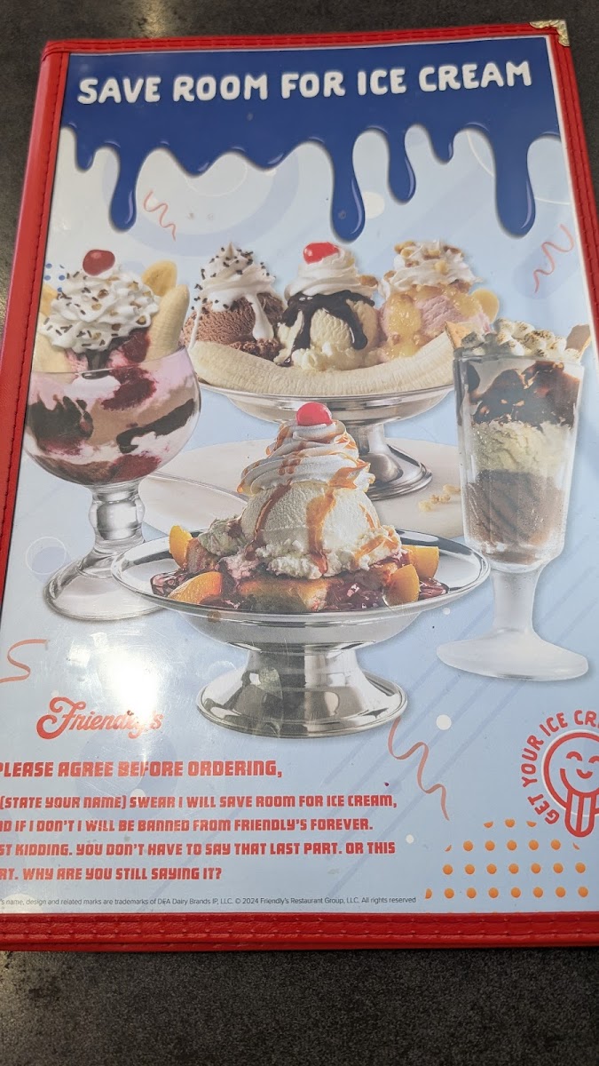 Menu Friendly's-4