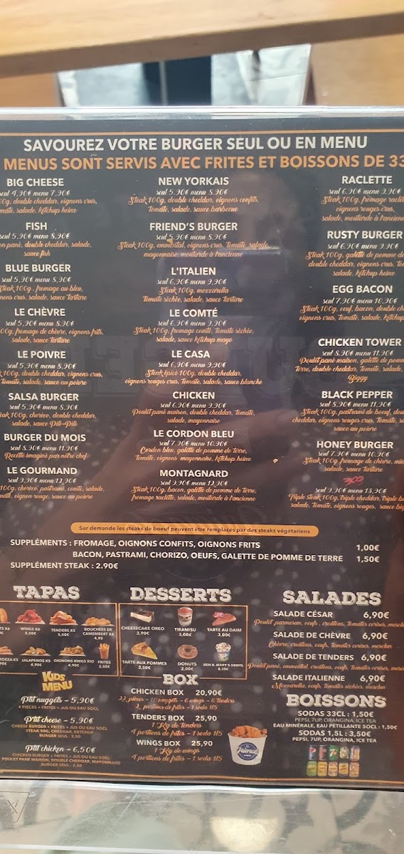 Menu Friends Burger Bar-1