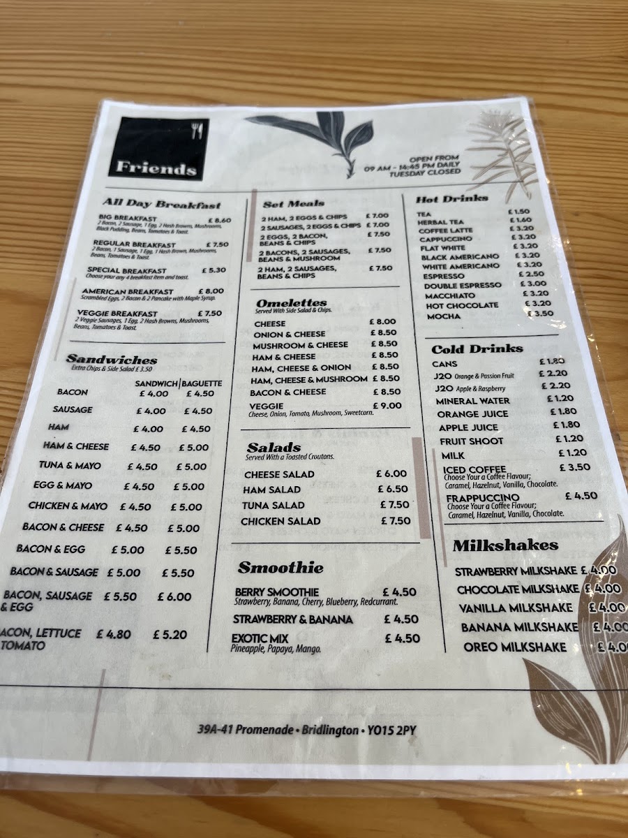 Menu Friends Cafe-2