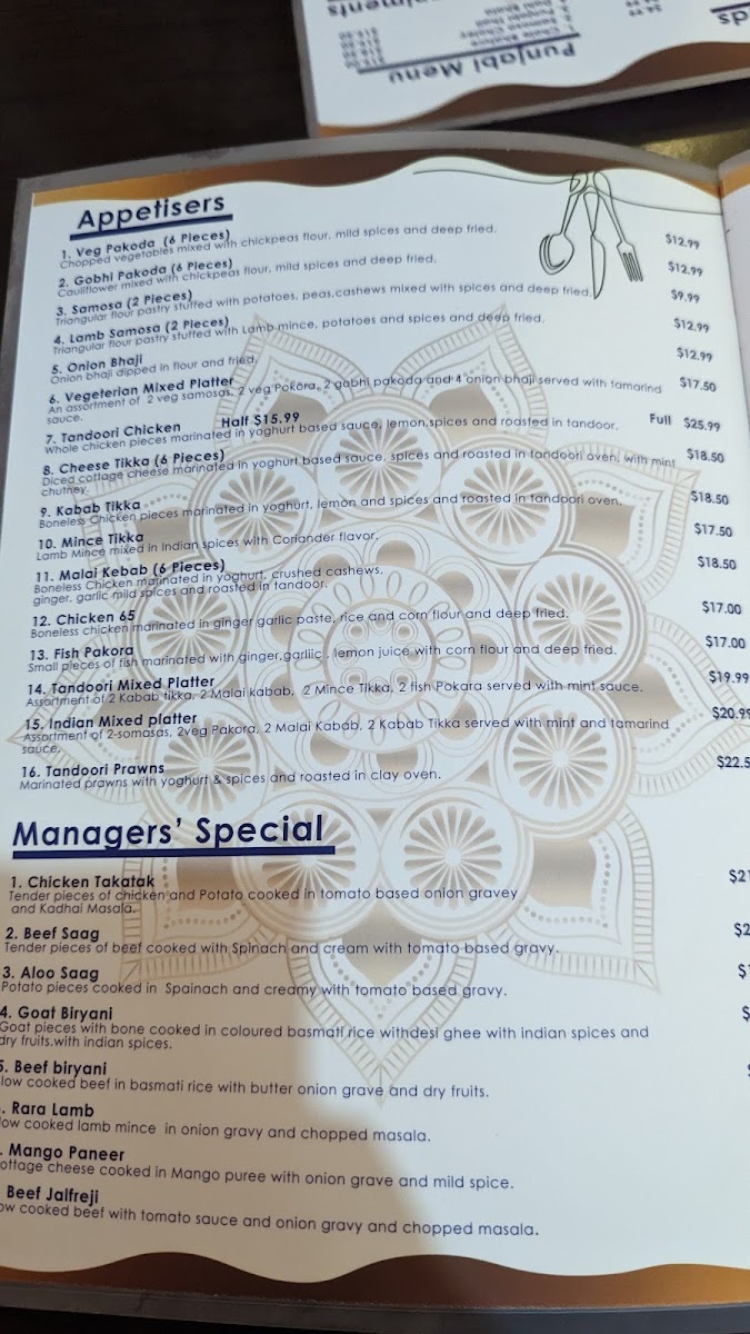 Menu Friends Cuisine Of India-7