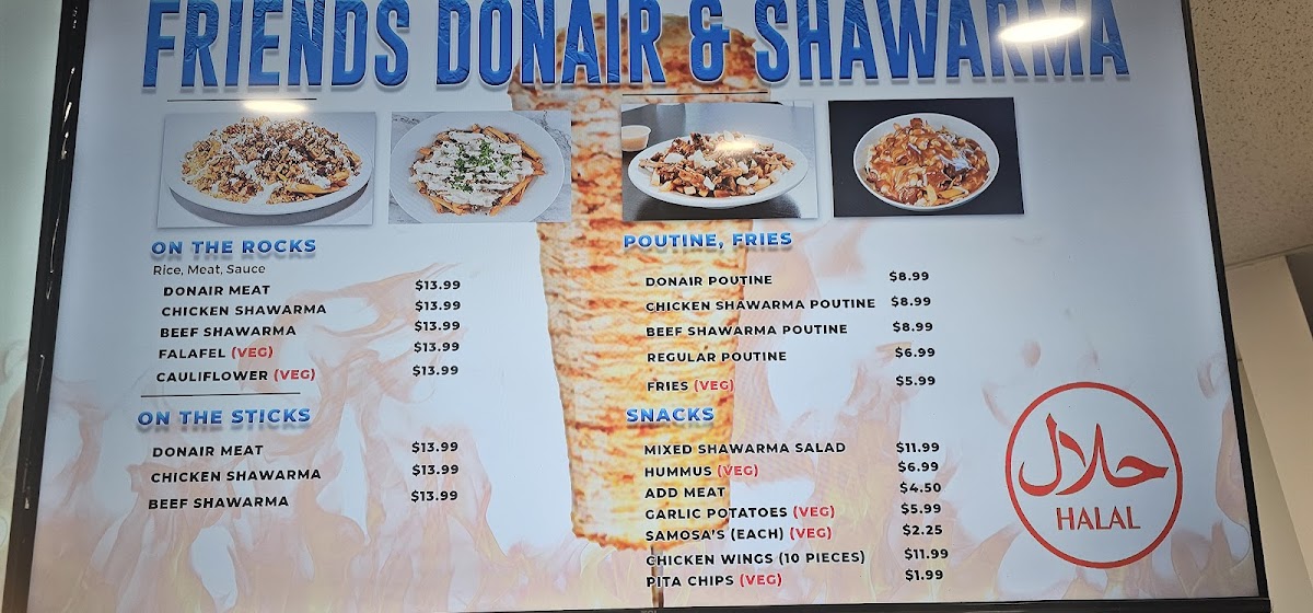 Menu Friends Donair And Shawarma-9