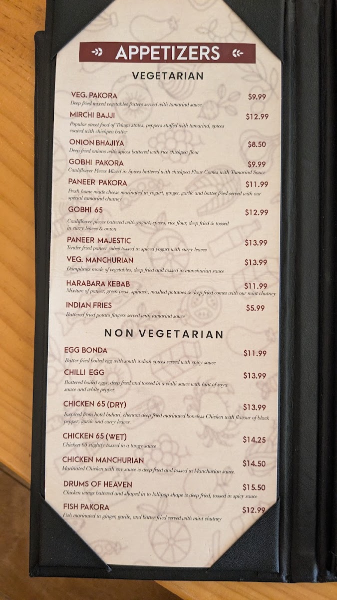 Menu Friends Indian Restaurant-1