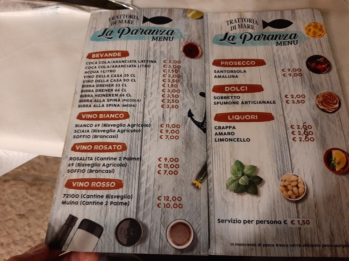 Menu Friggitoria La Paranza-4