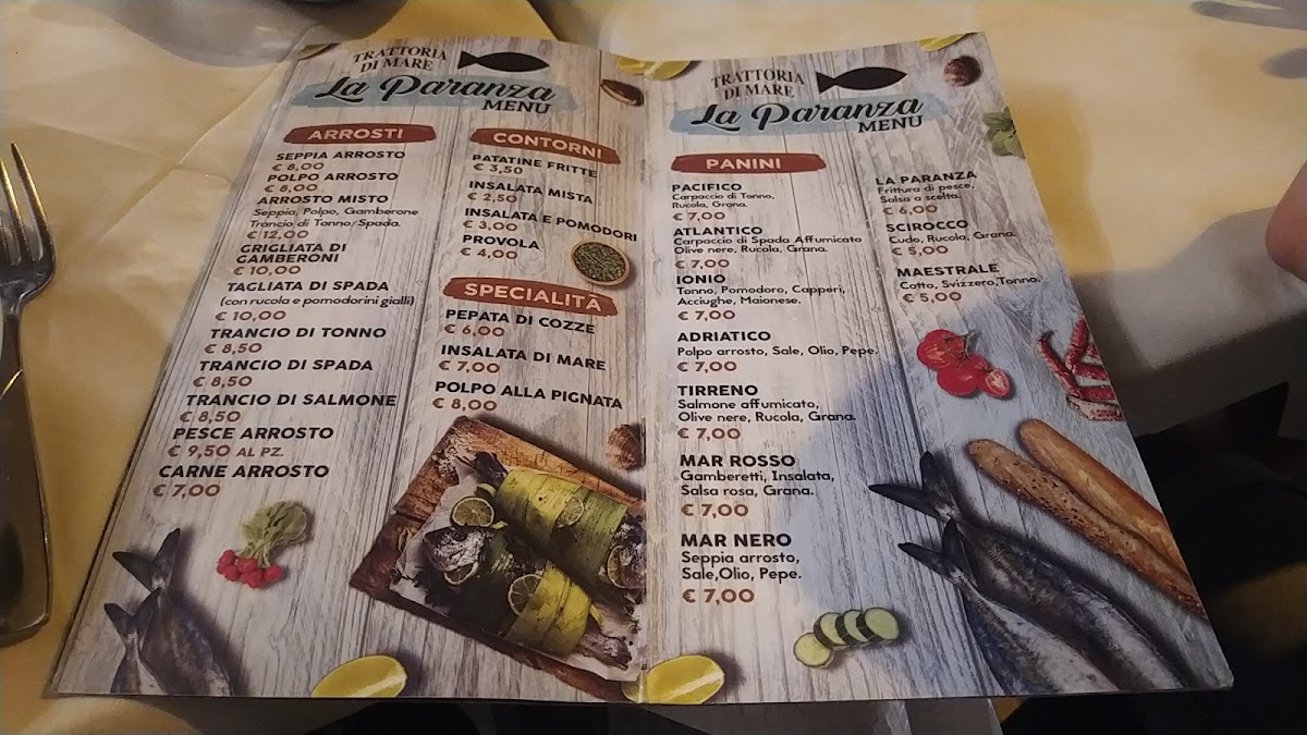 Menu Friggitoria La Paranza-5