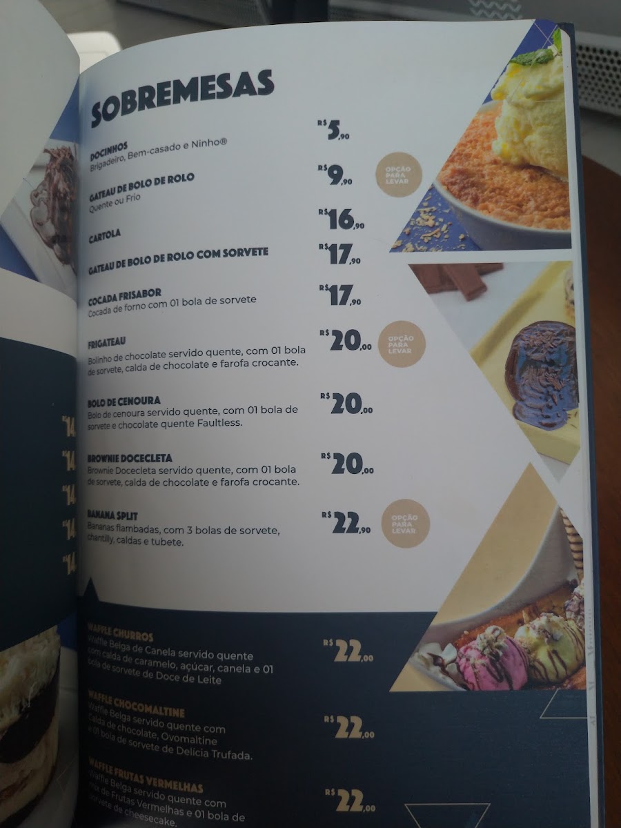 Menu Frisabor Domingos Ferreira: Sorvete, Açaí, Pizzas, Cafeteria-5