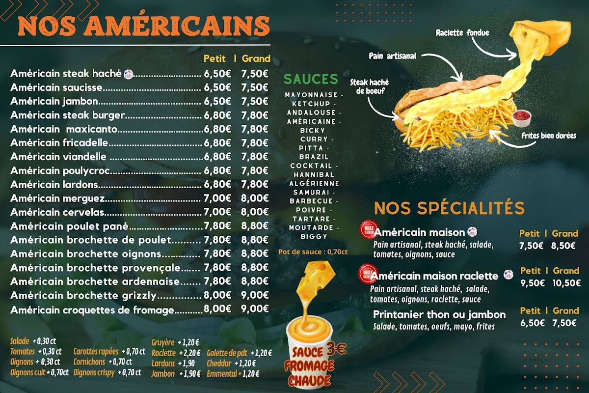 Menu Friterie De La Fontaine-2
