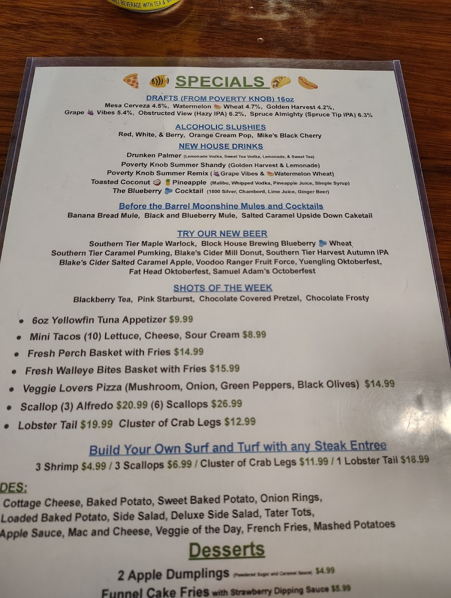 Menu Frog Pond Restaurant-6